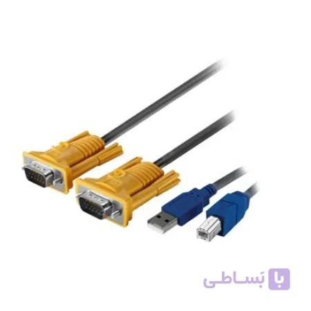 کابل 1.5 متری KVM ونتولینک | شناسه کالا KT-35953