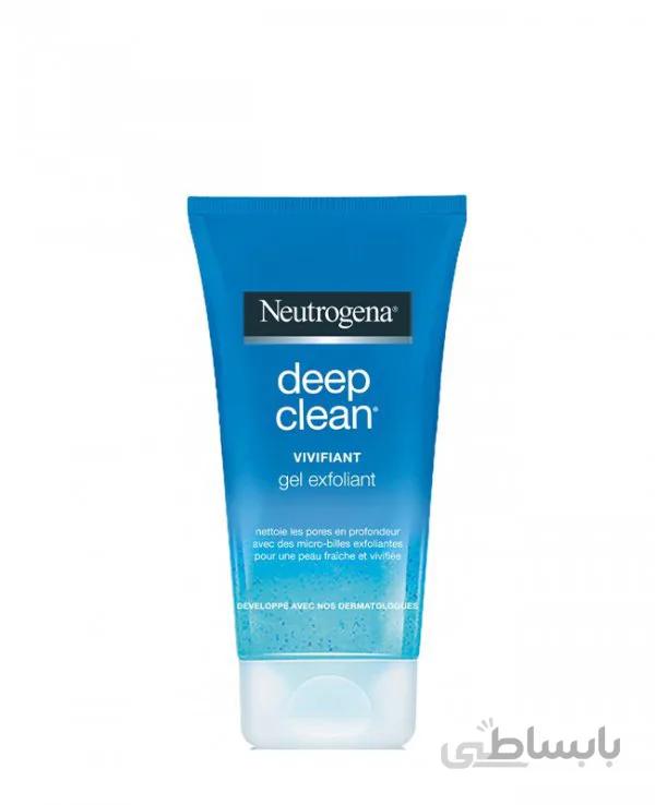ژل لایه بردار صورت نوتروژینا مدل deep clean حجم 150 میل