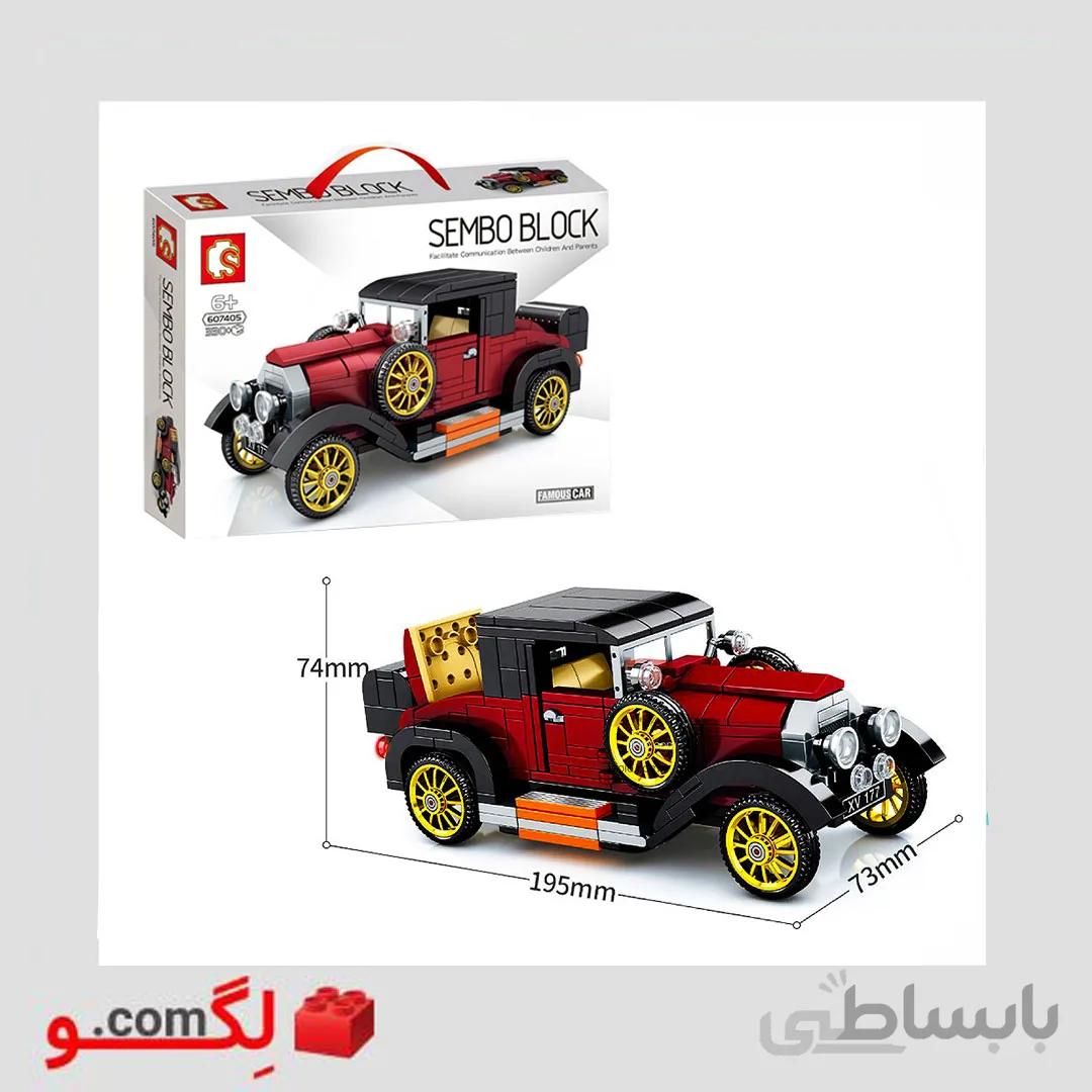 لگو ماشین بنز برند Sembo Block آیتم ۶۰۷۴۰۵