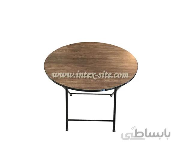 میز تاشو کمپینگ دایره 70 سانتی