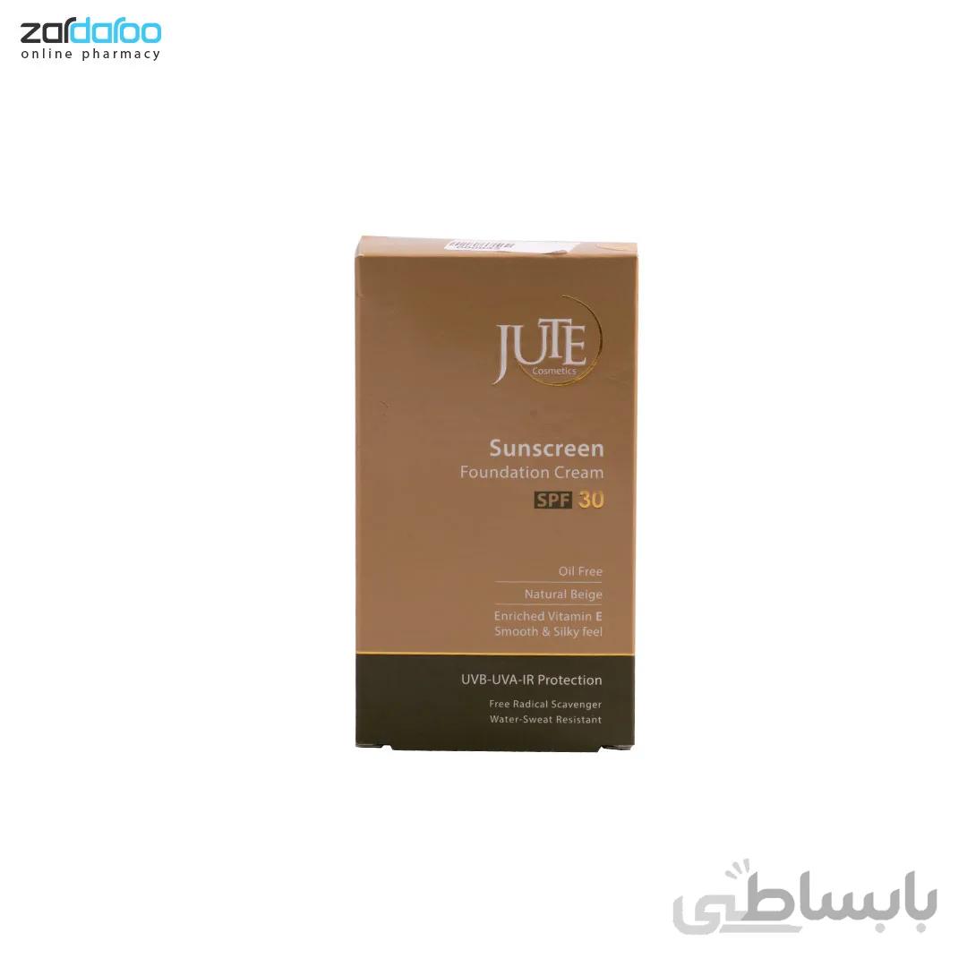 ضد آفتاب کرم پودری ژوت با SPF30 مناسب پوست چرب