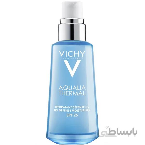 کرم آبرسان و ضدآفتاب ویشی Vichy مدل آکوآلیا ترمال Aqualia Thermal حجم 50 میل| حاوی ضد آفتاب SPF25 ا Vichy Aqualia Thermal UV Defense Moisturizer SPF 25, 50ml