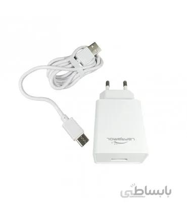 شارژر لاپرامول مدل LP-C12 به همراه یک کابل تایپ سی