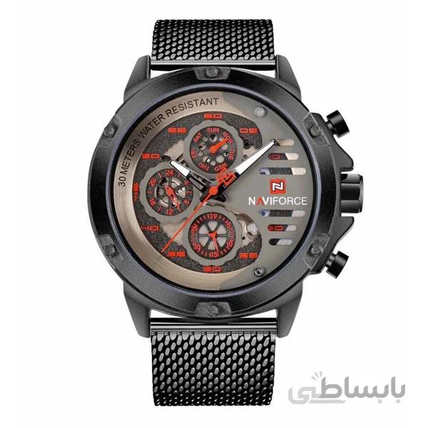 ساعت مچی مردانه نیوی فورس مدل NAVIFORCE NF9110 B/R/B