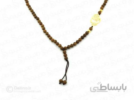 گردنبند تسبیحی چوبی هیچ-Zarrin.N.72