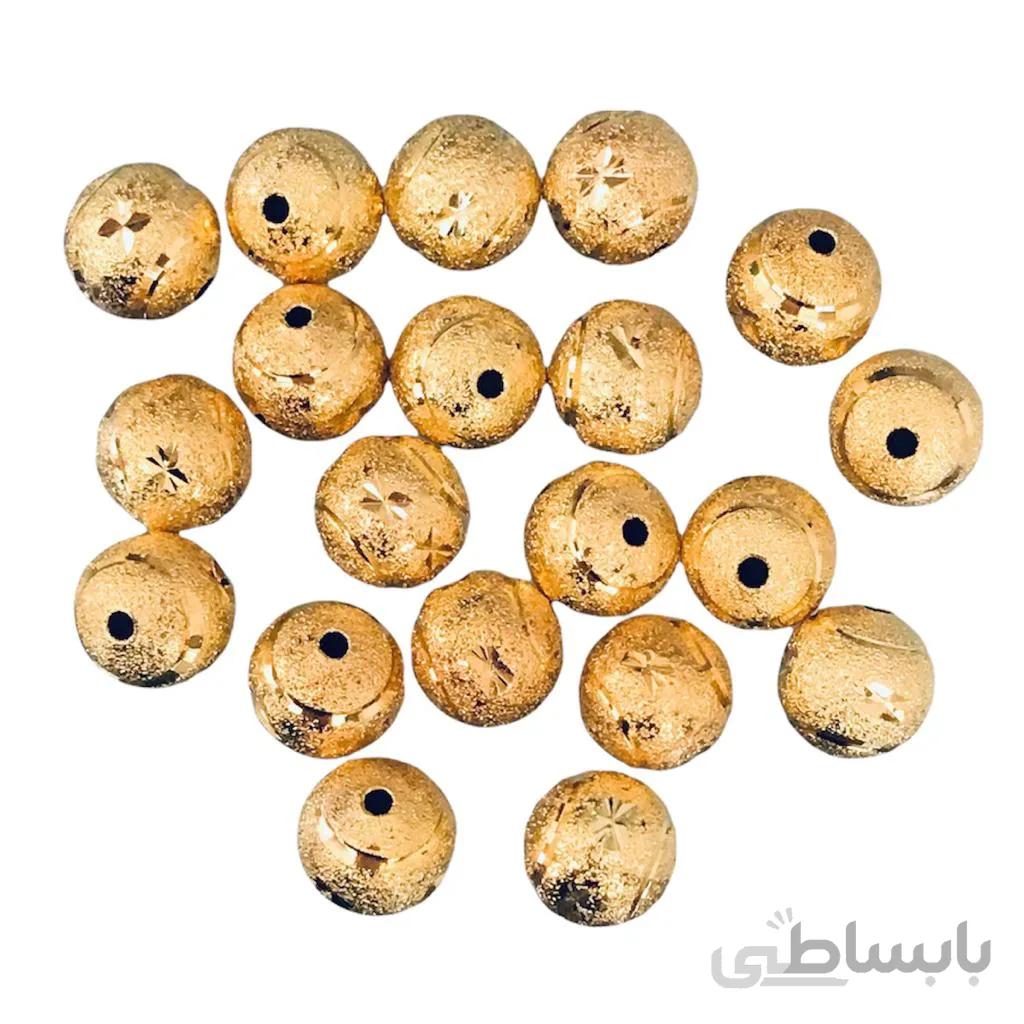 مهره دستبند مدل برنجی ( 8 عددی)