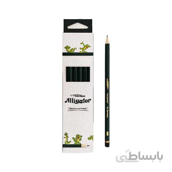 مداد سیاه سوسماری ali gator (بسته 12 عددی)