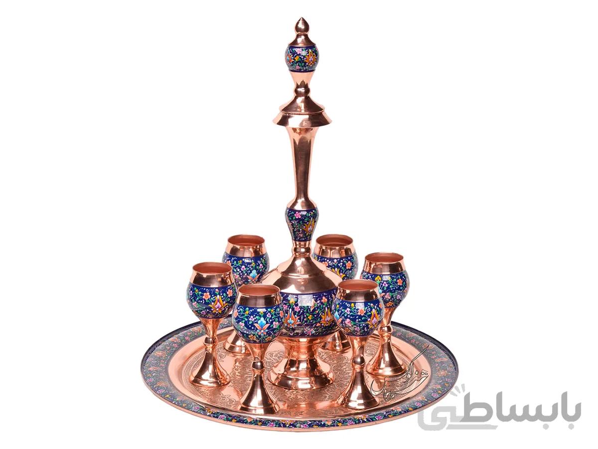 سرویس شربت خوری مس و پرداز