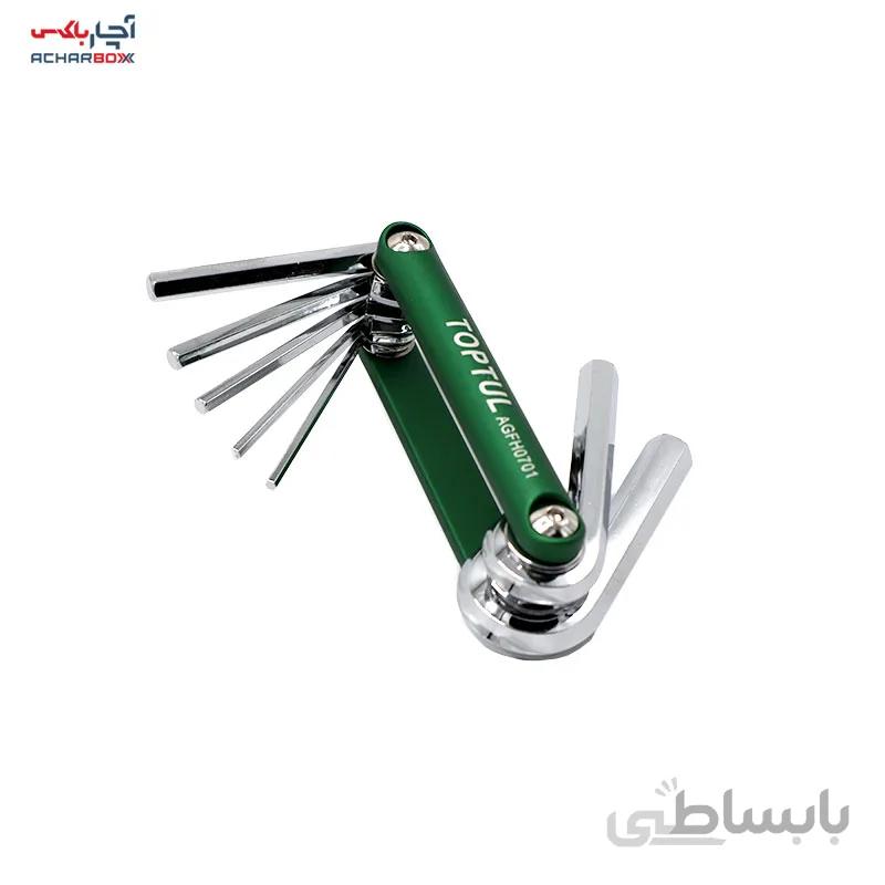 آچار آلن چاقوئی تاپ تول مدل TOPTUL AGFH0701