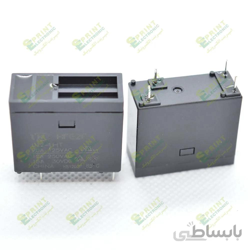 رله 12 ولت کتابی 4 پایه 16 آمپر HONGFA HF62F-012-1HT