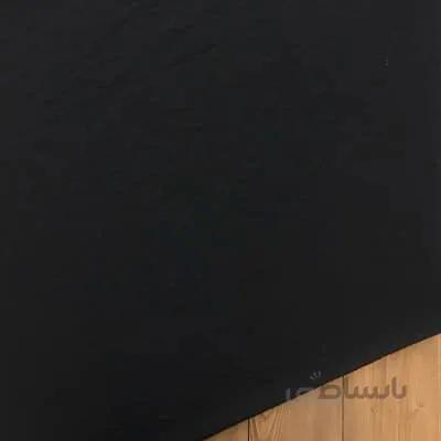 پارچه کریشه پفکی (سوپرجاذبه) رنگ مشکی کد 2407