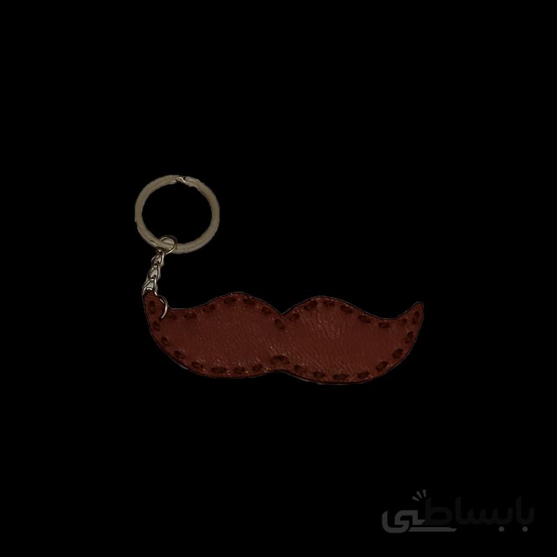جا کلیدی چرم طبیعی طرح سیبیل