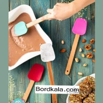 کفگیر سیلیکونی دسته کوتاه