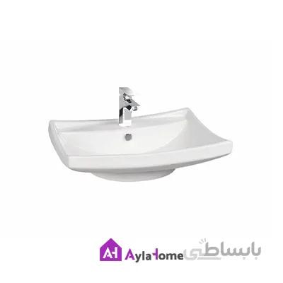 روشویی روسنگی مروارید مدل سانتا 66 درجه دو