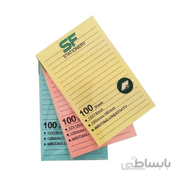 یادداشت سایز B6 خط دار چسب دار