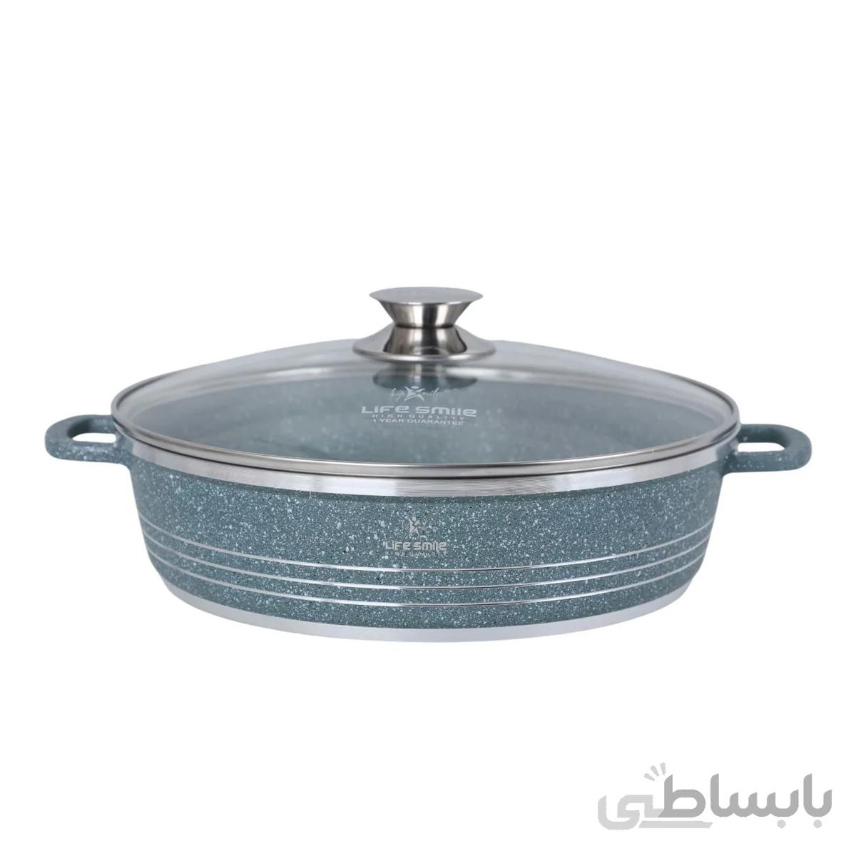 تابه گرانیتی لایف اسمایل مدل LIFEP7 SHR36 ا LIFESMILE LIFEP7-SHR36 Granite Coated Shallow Pot