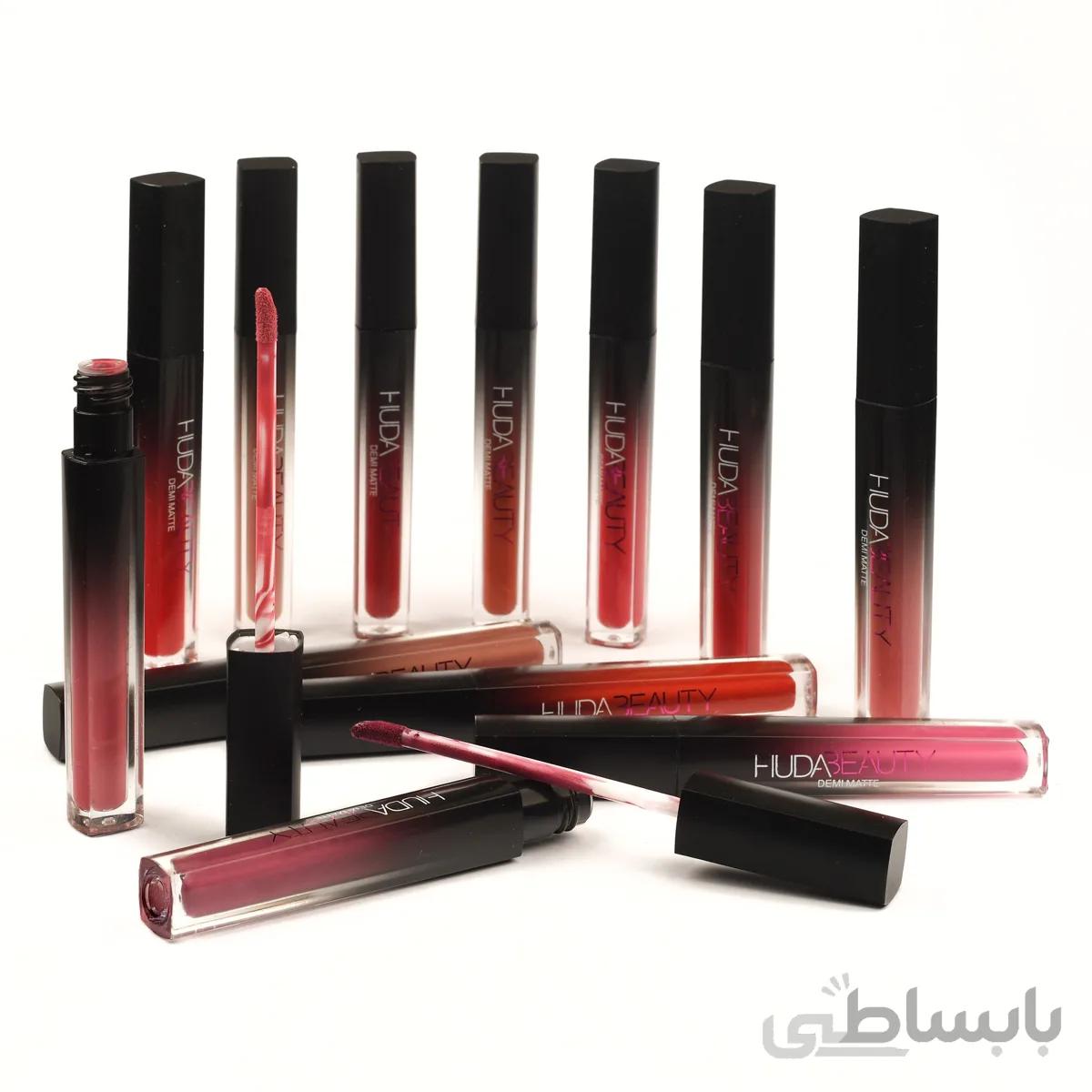 رژ لب مایع نیمه مات هدی بیوتی HUDABEAUTY