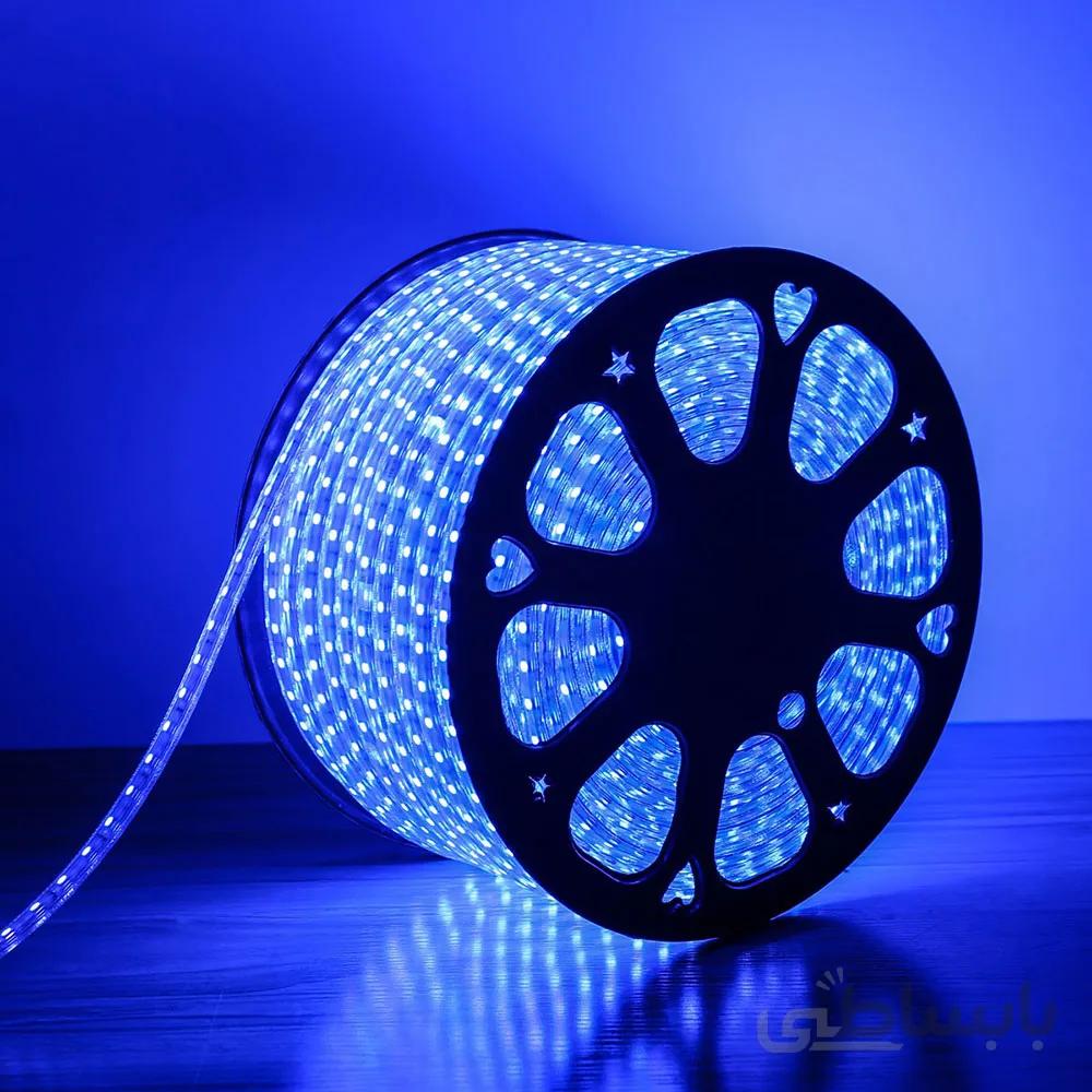 ریسه شلنگی LED/SMD مدل 5730 آبی حلقه 100 متری