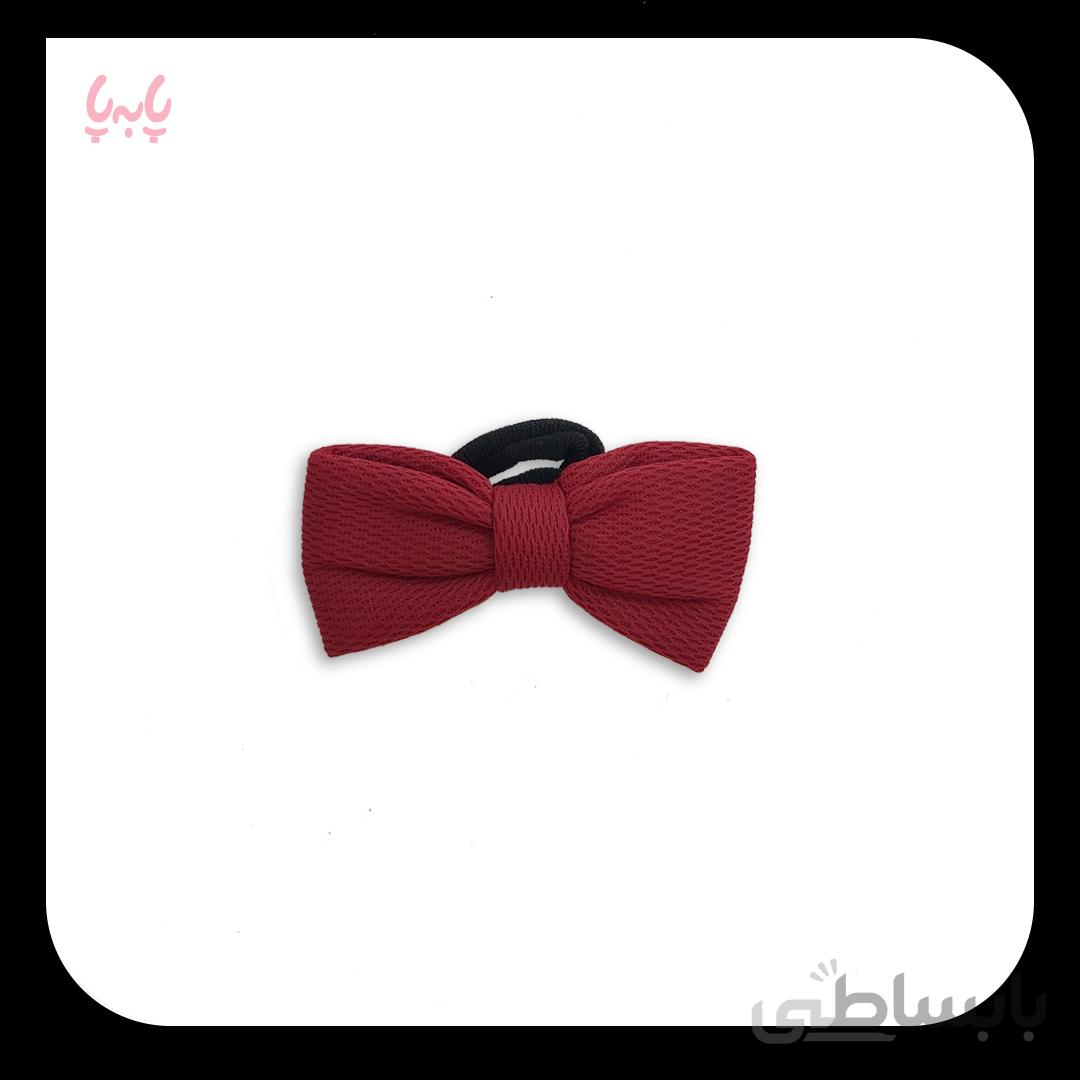 کش مو پاپیونی کوچک قرمز