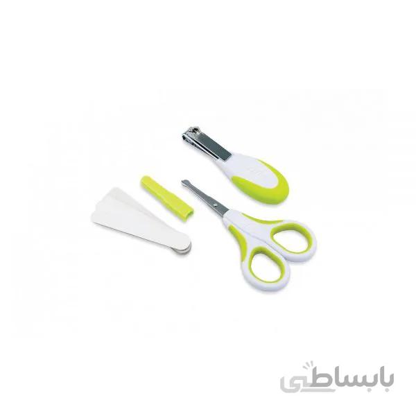 ست قیچی و ناخن گیر و سوهان سبز نویتا Nuvita