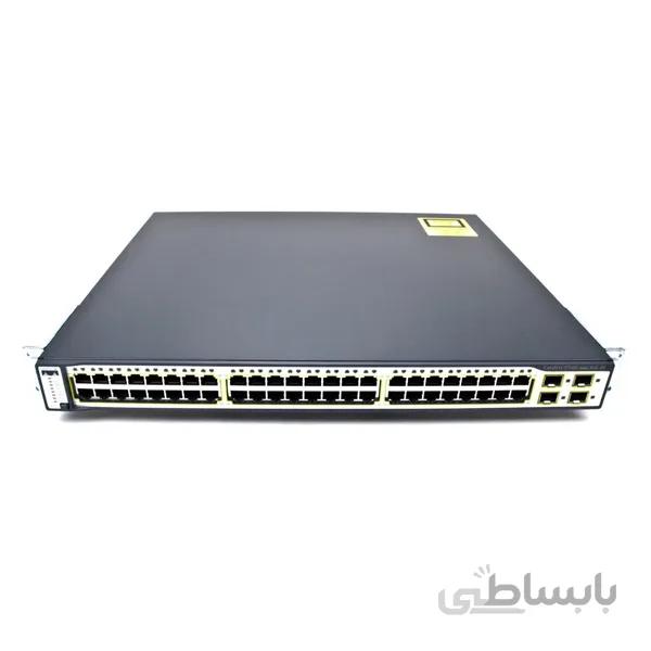 سوییچ 48 پورت POE سیسکو مدل WS-C3750-48PS-S