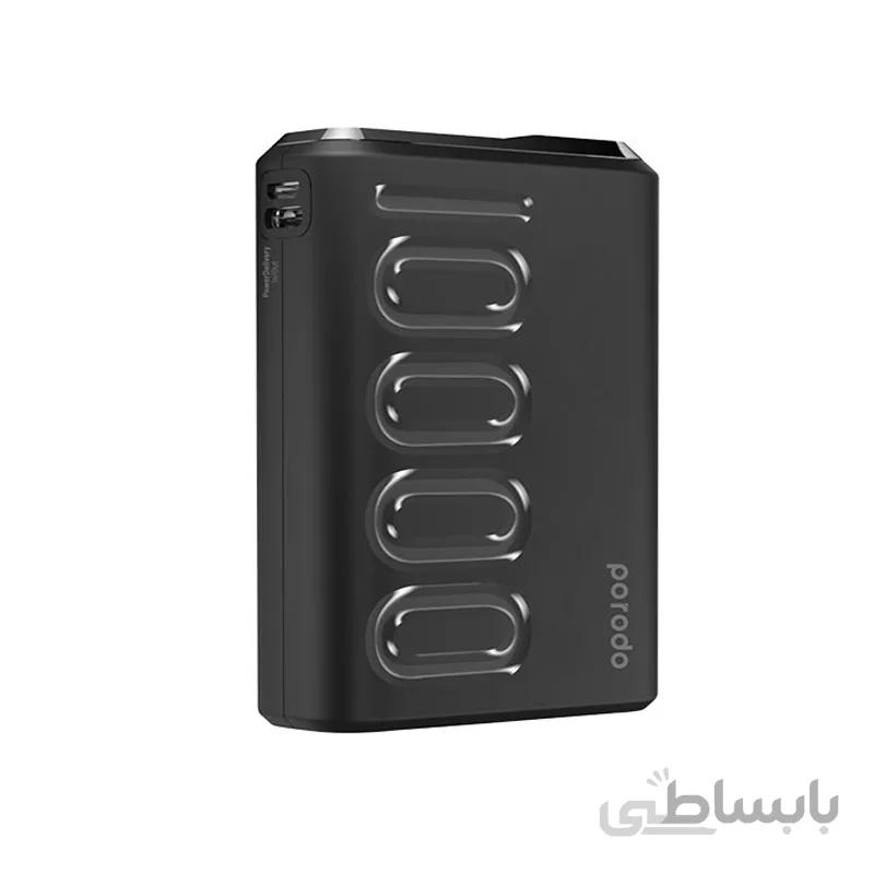 Porodo PD-1092 10000 mAh power Bank Quick Charge 3.0 ا Porodo PD-1092 10000 mAh power Bank Quick Charge 3.0