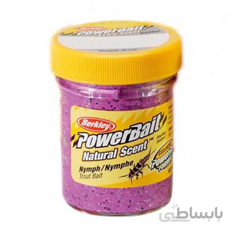 خمیر برکلی پاور بیت قزل الا Berkley PowerBait Select Trout Bait Nymph With Glitter