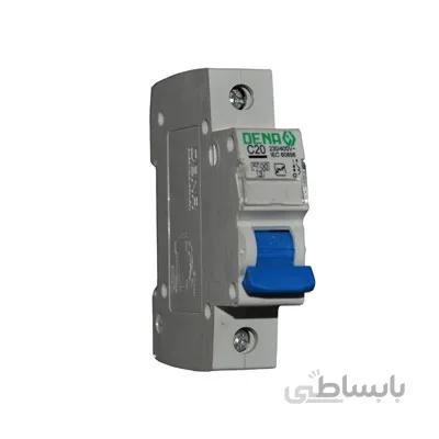 فیوز مینیاتوری یک پل 20 آمپر تیپ C دنا