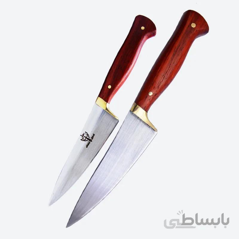 چاقوی اشپزخانه 2 پارچه ستاره زنجان
