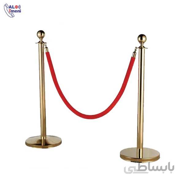 پایه راهبند تشریفاتی طلایی