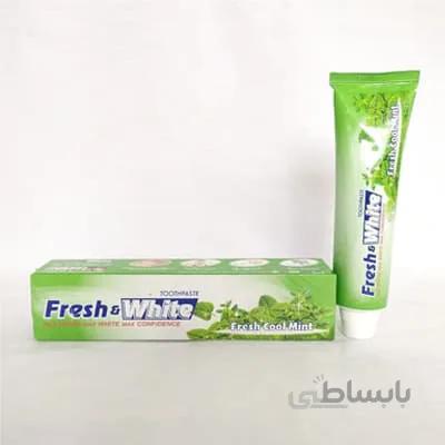 خمیر دندان فرش وایت نعنایی fresh white
