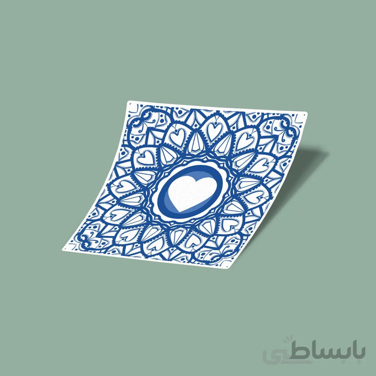 استیکر with love