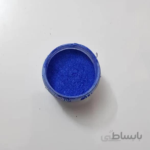 رنگ پودری صدفی آبی کاربنی