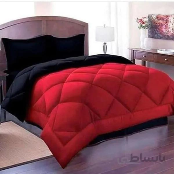 روتختی میکرو تنسل مات ترک قرمز مشکی ساده - کد 025