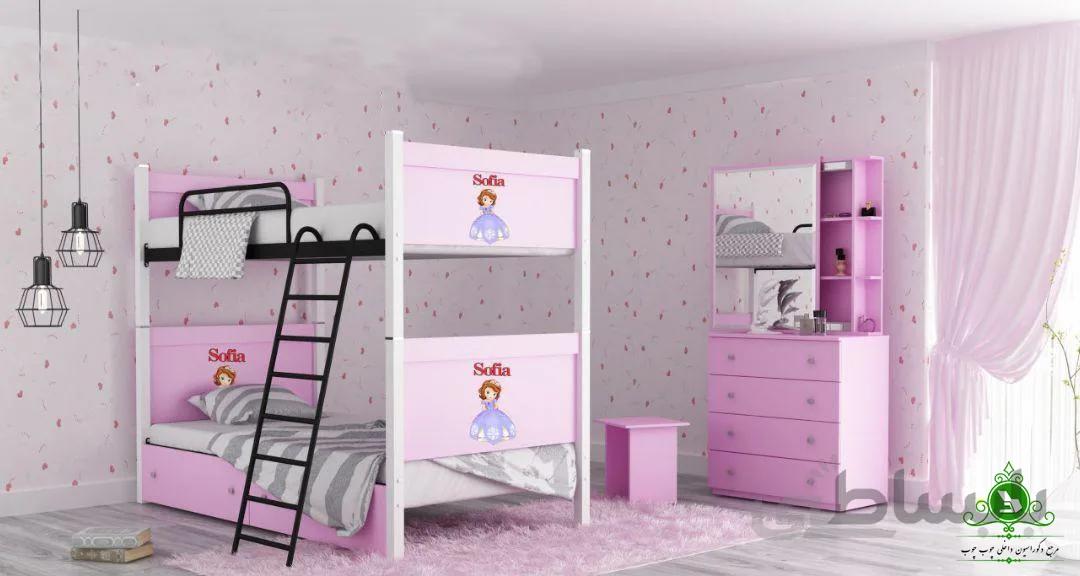 تخت خواب دو طبقه مدل سوفیا
