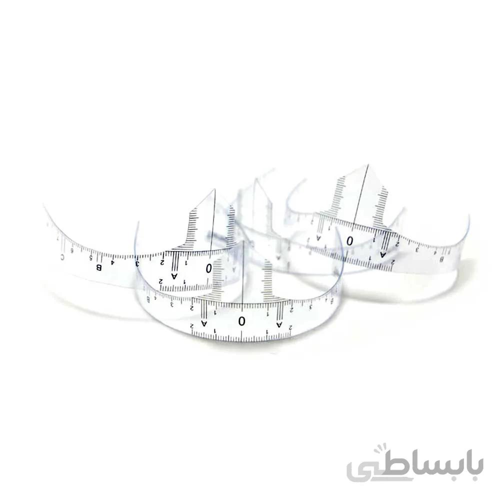 خط کش قرینه سازی ابرو ژله ای ا خط کش قرینه سازی ابرو ژله ای
