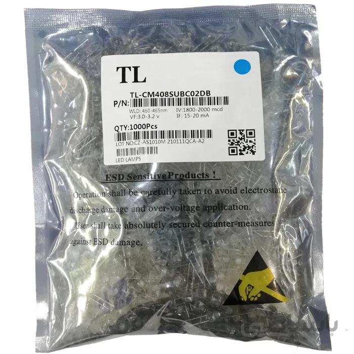 ال ای دی اوال آبی 5MM