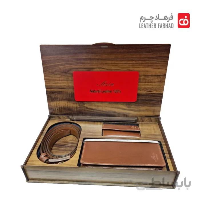 ست کادویی چرم طبیعی تبریز کد 251512