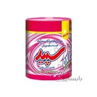 پودر لکه بر البسه سفيد و رنگي 500 گرم سپيد