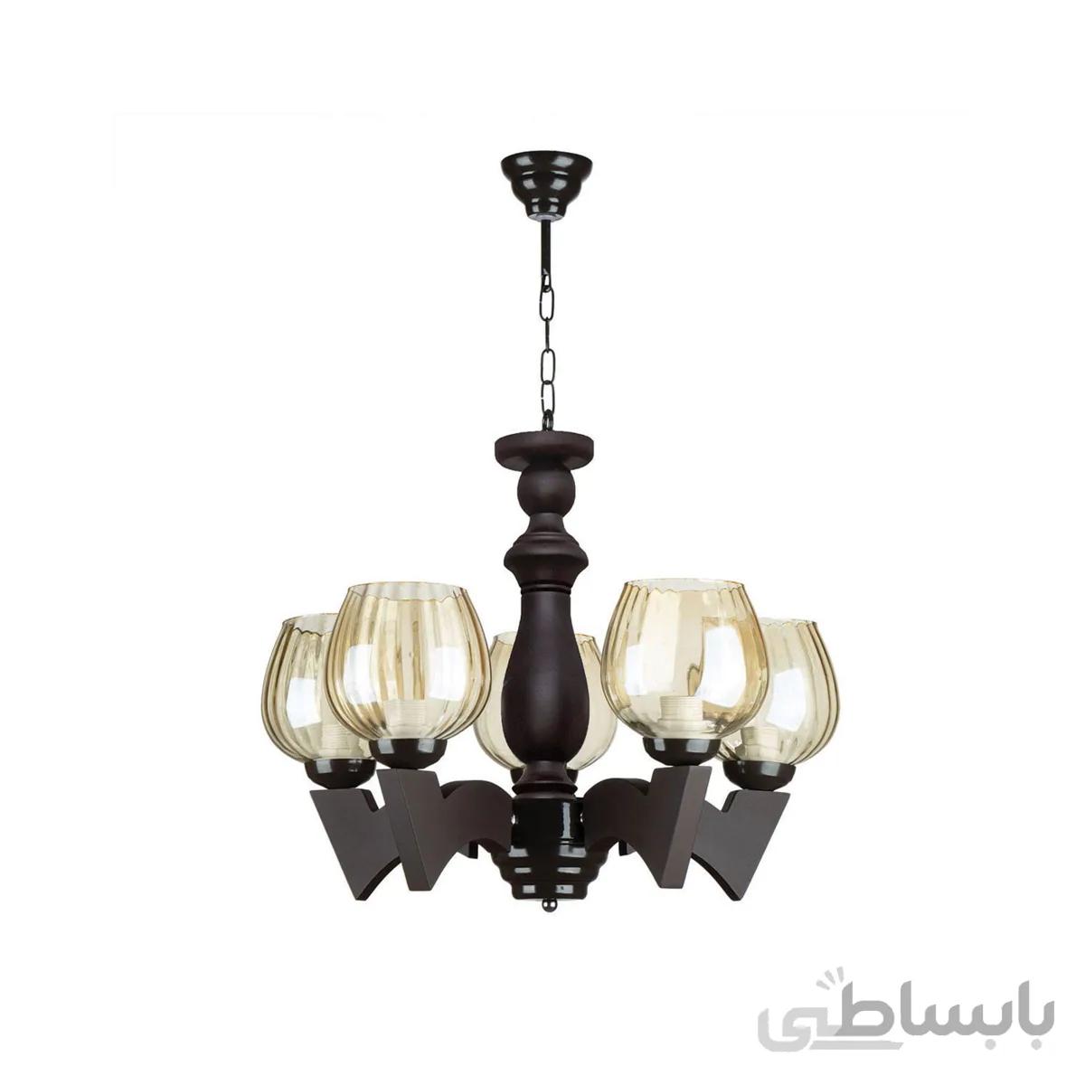 لوستر پنج شعله چشمه نور کد G670/5