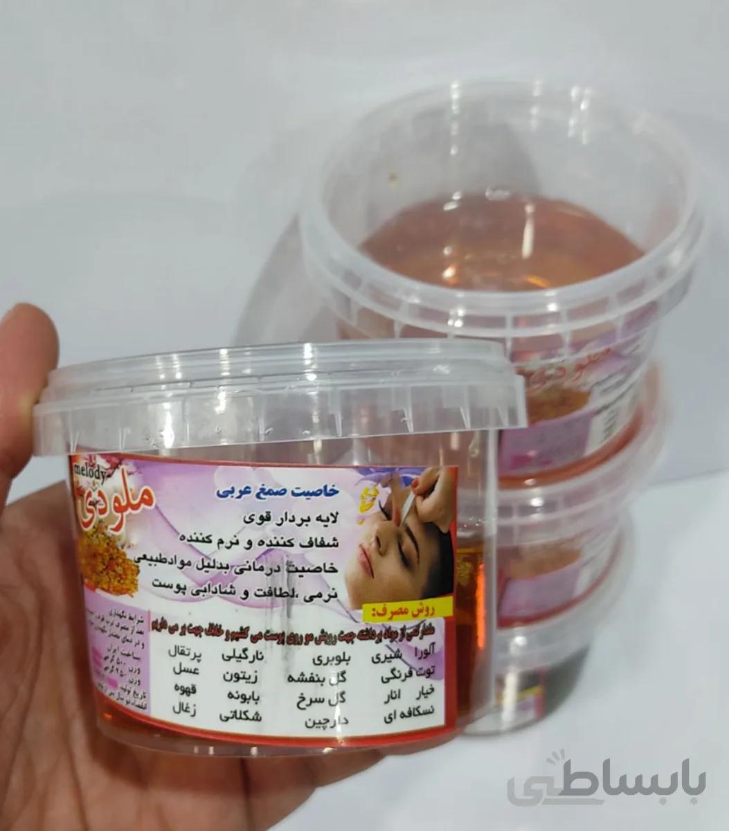 موم صمغ عربی در چهار عصاره