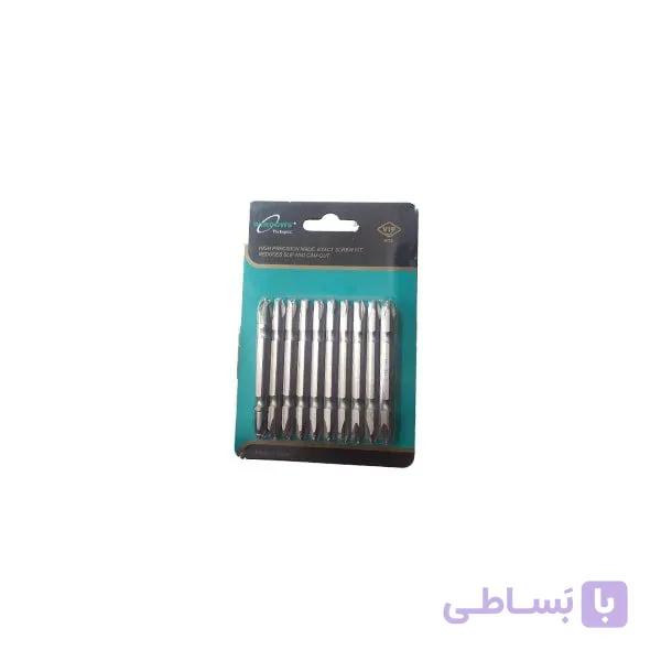 سری پیچ گوشتی چهارسو چینی بسته ده عددی