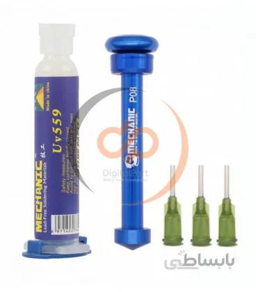 فلکس و سرنگ فلزی مکانیک MECHANIC UV559-P08