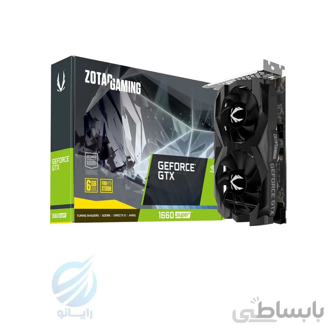 کارت گرافیک زوتک GTX 1660 SUPER 6GB GAMING GeForce ا ZOTAC GAMING GeForce GTX 1660 SUPER Twin Fan ZT-T16620F-10L