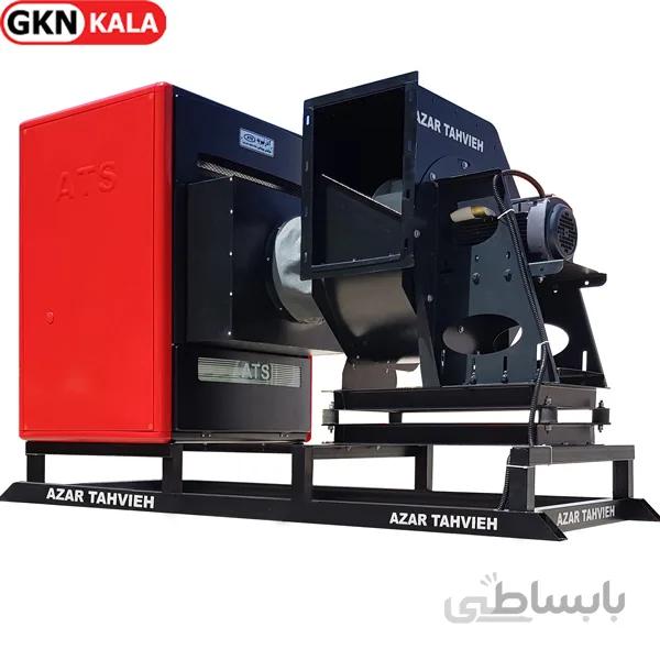 هیتر گازی کانالی آذر تهویه مدل SD-A650 ا هیتر کانالی صنعتی SD-A650 شرکت آذرتهویه قابل اتصال به کانال رفت و برگشت با فن سانتیریفیوژ بک وارد یکطرفه با کویل مستقیم، مناسب برای فضای 1200-1400 متر مکعب