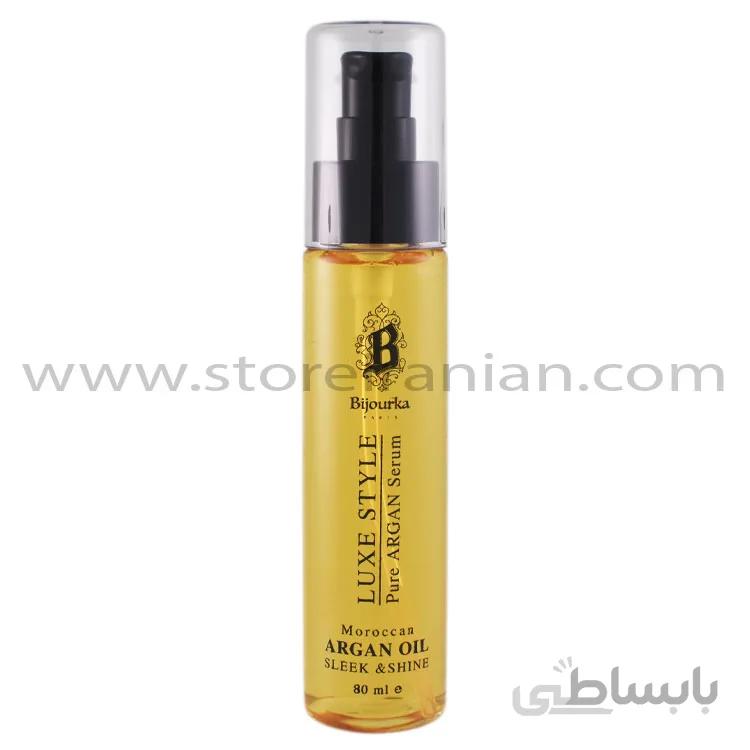 سرم موی روغن آرگان بیجورکا حجم 80 میلی لیتر ا Bijourka Argan Oil Hair Serum 80 ml