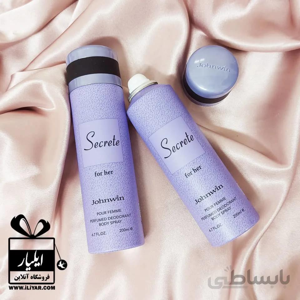 اسپری سکریفایس زنانه Secret - حجم 200 میل ا ُSpray Secret Johnwin - 200 ML