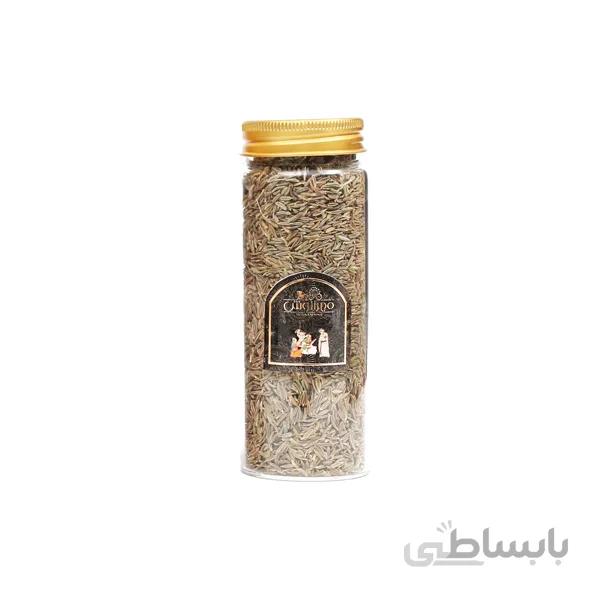 زیره سبز شیشه ای 80 گرمی مهرآنوش
