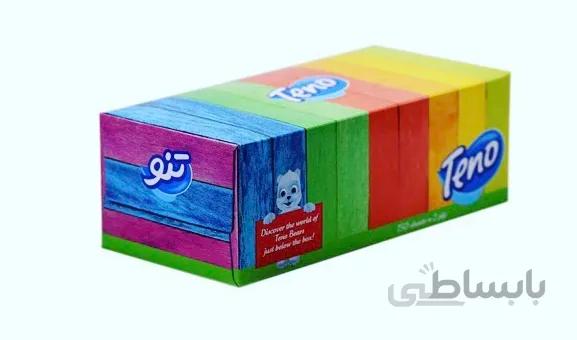 دستمال کاغذی تنو ۳۰۰ برگ جعبه ای