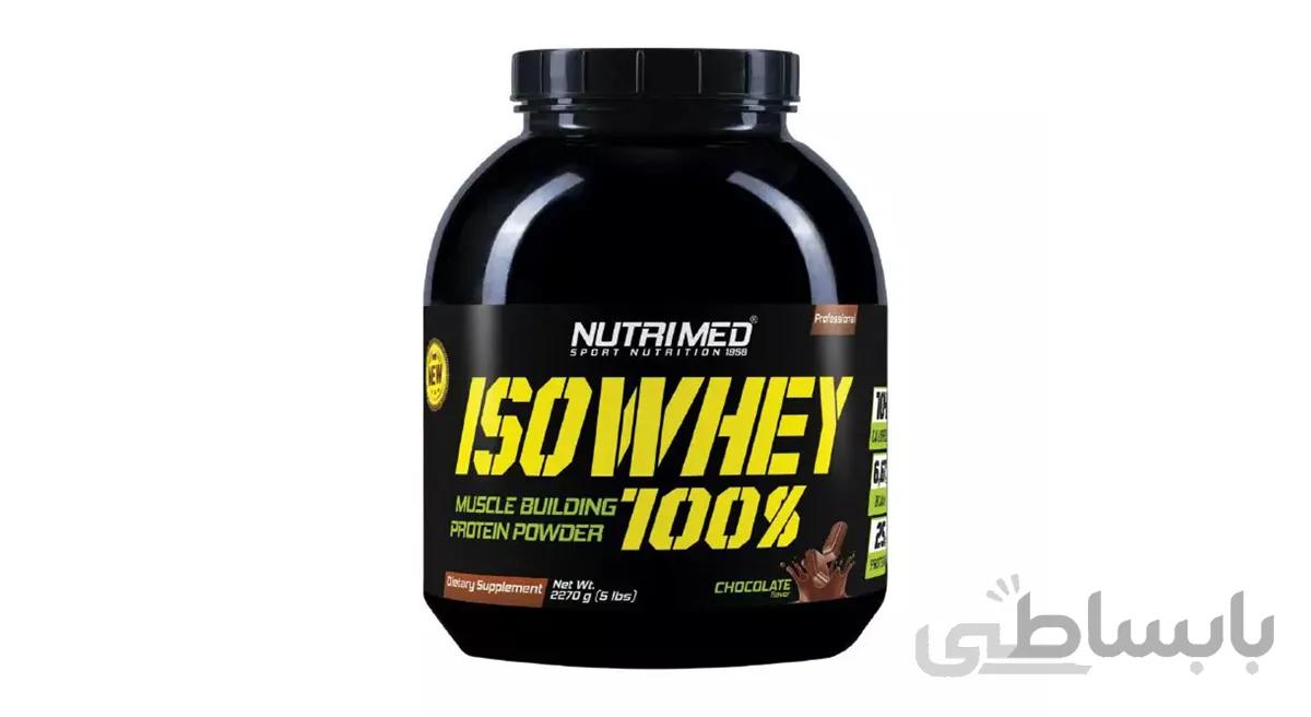 ایزو وی ۱۰۰٪ نوتریمد ۲۲۷۰ گرمی / NUTRIMED ISO WHEY 100% 2270 G